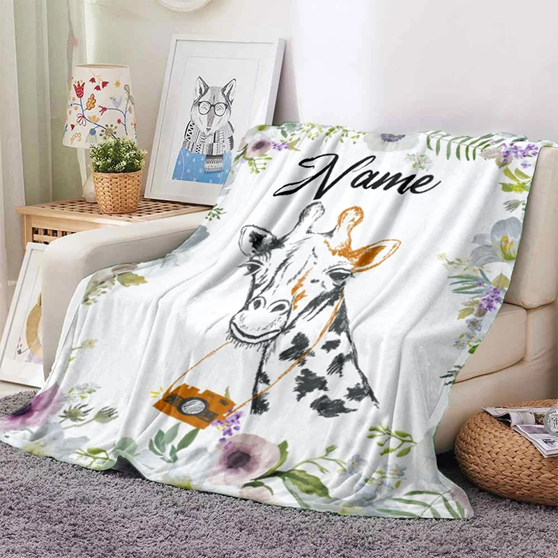 Personalized Flannel Blanket with Name, Lovely Animals, Teens Girl and Boy, Family Friends Gift
Personalized Flannel Blanket with Name, Lovely Animals, Teens Girl and Boy, Family Friends Gift