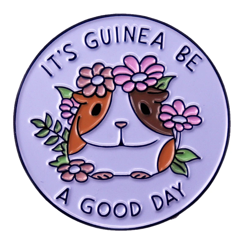 A3027 It’s guinea be a good day Lapel Pins for Backpack Enamel Pins Briefcase Badges Men Women's Brooches on Clothes Accessories
A3027 It’s guinea be a good day Lapel Pins for Backpack Enamel Pins Briefcase Badges Men Women's Brooches on Clothes Accessories