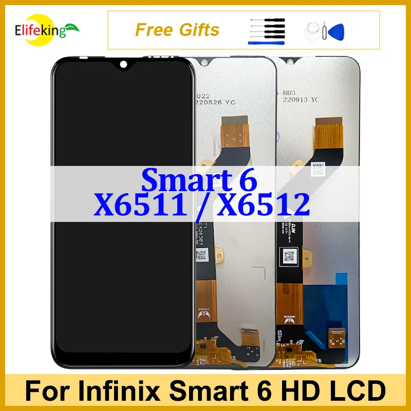 Оригинальный ЖК-дисплей 6,6 дюйма для Infinix Smart 6 HD X6511 X6512, детали для замены и ремонта, тест 100%
Оригинальный ЖК-дисплей 6,6 дюйма для Infinix Smart 6 HD X6511 X6512, детали для замены и ремонта, тест 100%