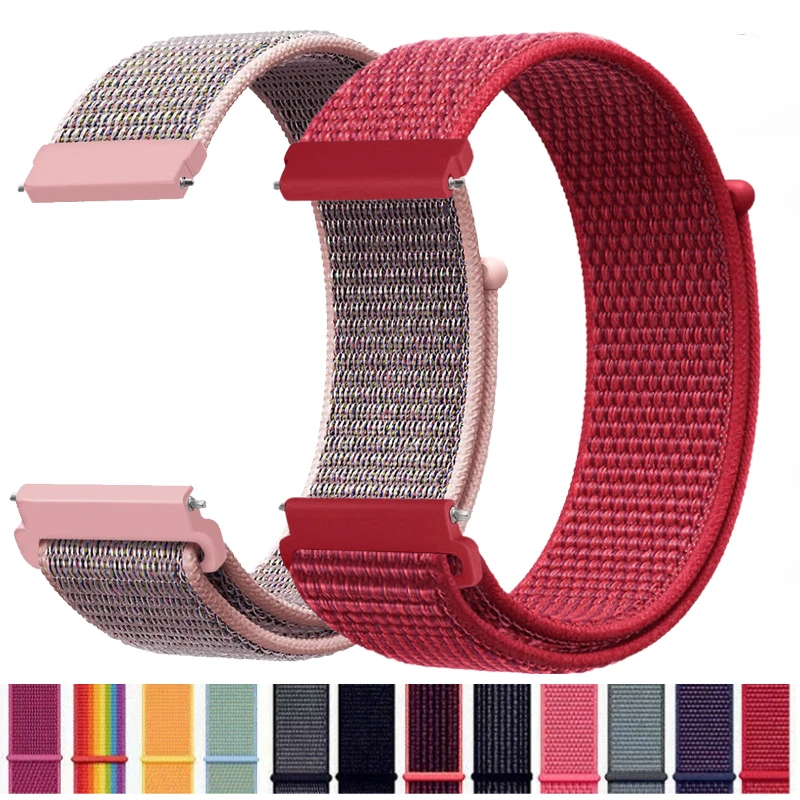 20mm 22mm Nylon Loop Strap For Samsung Galaxy Watch 6 5 4 3 Huawei Watch 4 3 GT3-2 Watchband Belt Amazfit GTS 4 Mini/GTR 4 Band
20mm 22mm Nylon Loop Strap For Samsung Galaxy Watch 6 5 4 3 Huawei Watch 4 3 GT3-2 Watchband Belt Amazfit GTS 4 Mini/GTR 4 Band