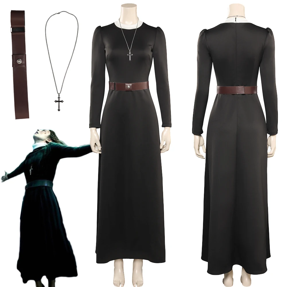 Irene Cosplay Fantasy 2023 Horror Movie The Nun 2 Costume Disguise Adult Women Cosplay Female Halloween Roleplay Fantasia Outfit
Irene Cosplay Fantasy 2023 Horror Movie The Nun 2 Costume Disguise Adult Women Cosplay Female Halloween Roleplay Fantasia Outfit