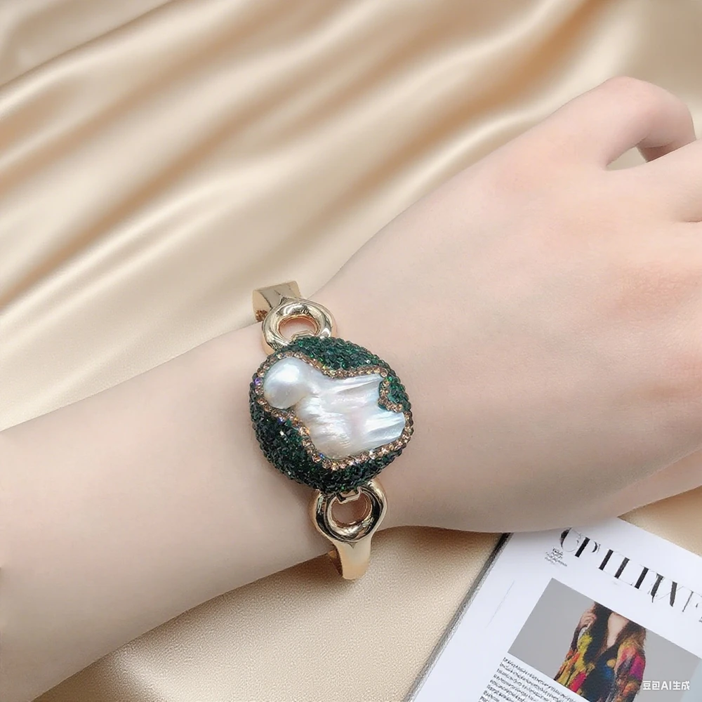 Natural Freshwater Pearl Crystal Jewelry Set for Women Baroque Irregular Quartz Full Rhinestone Bangle Rings Charm Necklace Sets 4 Mallzona Sbb58fb713d414adf9775288222814d75j Natural Freshwater Pearl Crystal Jewelry Set for Women Baroque Irregular Quartz Full Rhinestone Bangle Rings Charm Necklace Sets Mallzona