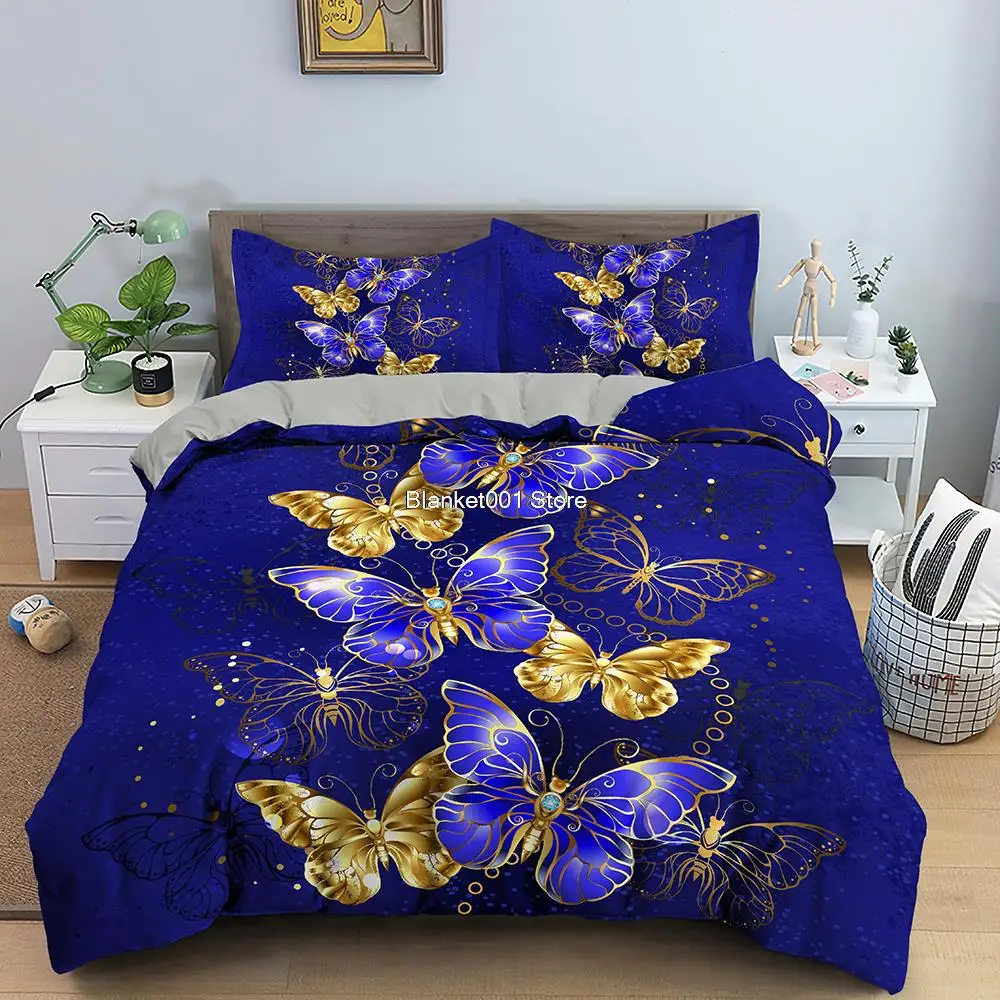 Soft Duvet Cover Set Butterflies In The Flowers Animal Pattern Bedding Set Comforter Cover Bed Set King Queen Size Bedclothes
Soft Duvet Cover Set Butterflies In The Flowers Animal Pattern Bedding Set Comforter Cover Bed Set King Queen Size Bedclothes