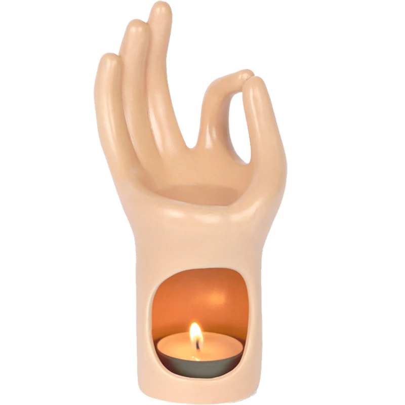 Ceramic Ceramic Essential Oil Aromatherapy Furnace Creative Yoga Meditation Handprint Fragrance Lamp Candle
Ceramic Ceramic Essential Oil Aromatherapy Furnace Creative Yoga Meditation Handprint Fragrance Lamp Candle