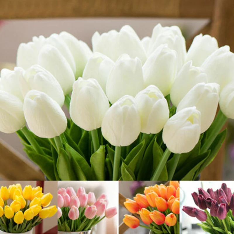 1pc Tulip Artificial Flower Real Touch Artificial Bouquet Fake Flower for Wedding Decoration Flowers Home Garden Decor
1pc Tulip Artificial Flower Real Touch Artificial Bouquet Fake Flower for Wedding Decoration Flowers Home Garden Decor