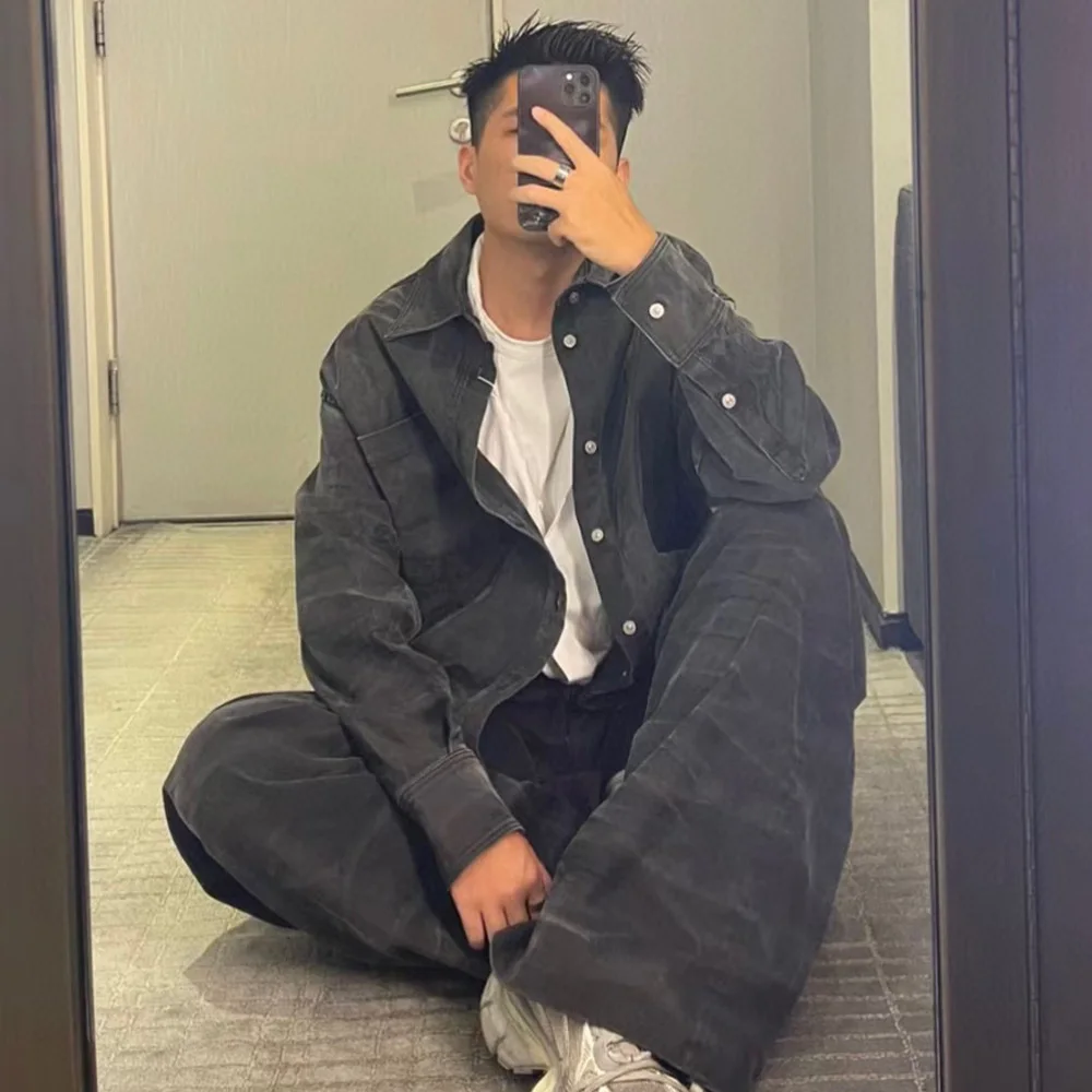 NIGO Men's Solid Color Spring And Fall Single-Breasted Lapel Ripple Wash Old Denim Jacket Casual Pants Ngvp #nigo7163
NIGO Men's Solid Color Spring And Fall Single-Breasted Lapel Ripple Wash Old Denim Jacket Casual Pants Ngvp #nigo7163