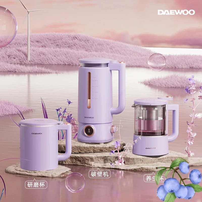 220V Daewoo Three Cup Soybean Milk Machine Home Mini Multi-function Juicing Food Grinding Auxiliary High Speed Blender
220V Daewoo Three Cup Soybean Milk Machine Home Mini Multi-function Juicing Food Grinding Auxiliary High Speed Blender