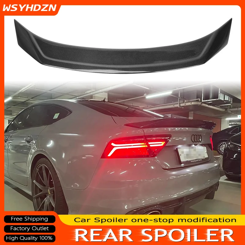Стильный спойлер для AUDI A7 S7 RS7 2013 - 2018 R, высококачественный материал из ФАП, заднее крыло, глянцевый черный или настоящий углеродное волокно, комплект для корпуса
Стильный спойлер для AUDI A7 S7 RS7 2013 - 2018 R, высококачественный материал из ФАП, заднее крыло, глянцевый черный или настоящий углеродное волокно, комплект для корпуса