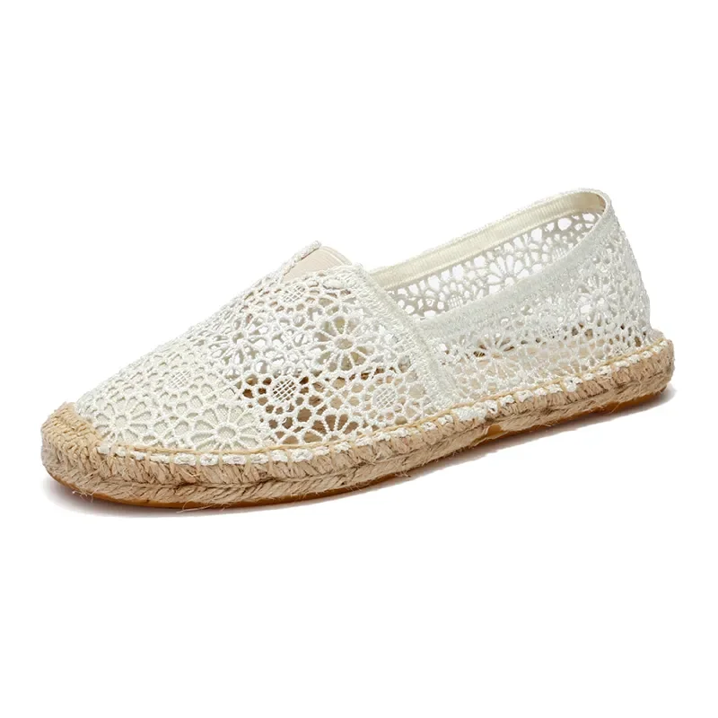 Fashion Shoes Summer Women Loafers Casual Lady Lace Shoes Beige Blk Elegant Woman Casual Shoes Solid Embroider Flats 2024
Fashion Shoes Summer Women Loafers Casual Lady Lace Shoes Beige Blk Elegant Woman Casual Shoes Solid Embroider Flats 2024