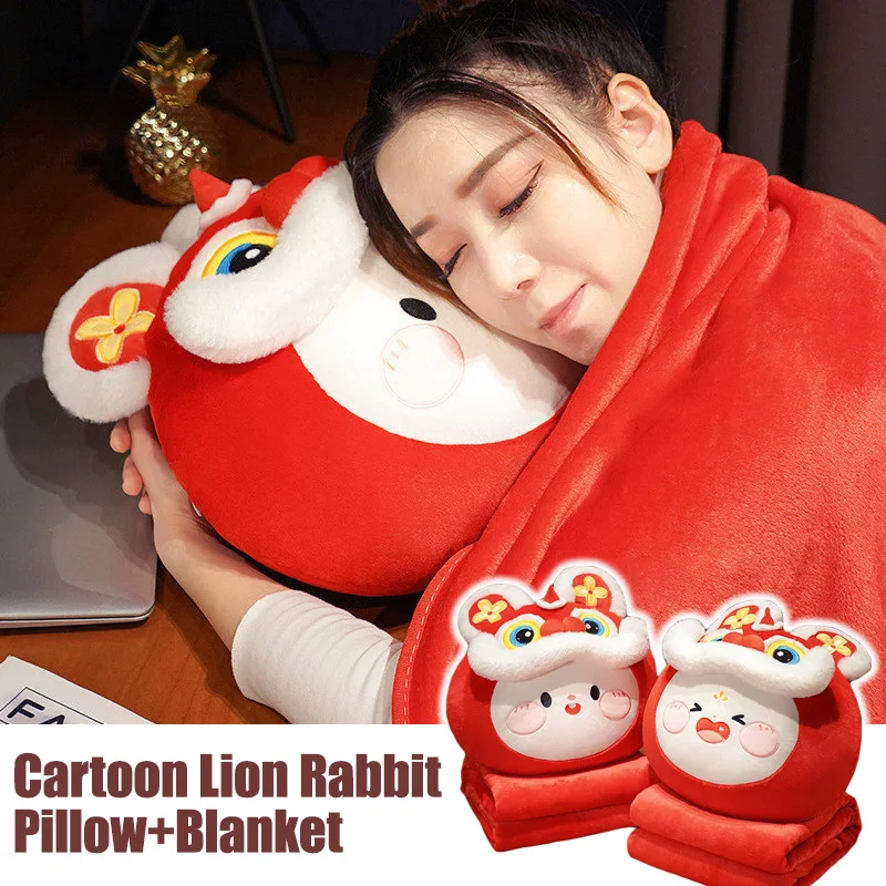 Chinese Traditional Dance Lion Rabbit Pillow Blanket Car Embroidery Waist Cushion Sofa Chair Wedding Bedding Decorative Pillows
Chinese Traditional Dance Lion Rabbit Pillow Blanket Car Embroidery Waist Cushion Sofa Chair Wedding Bedding Decorative Pillows