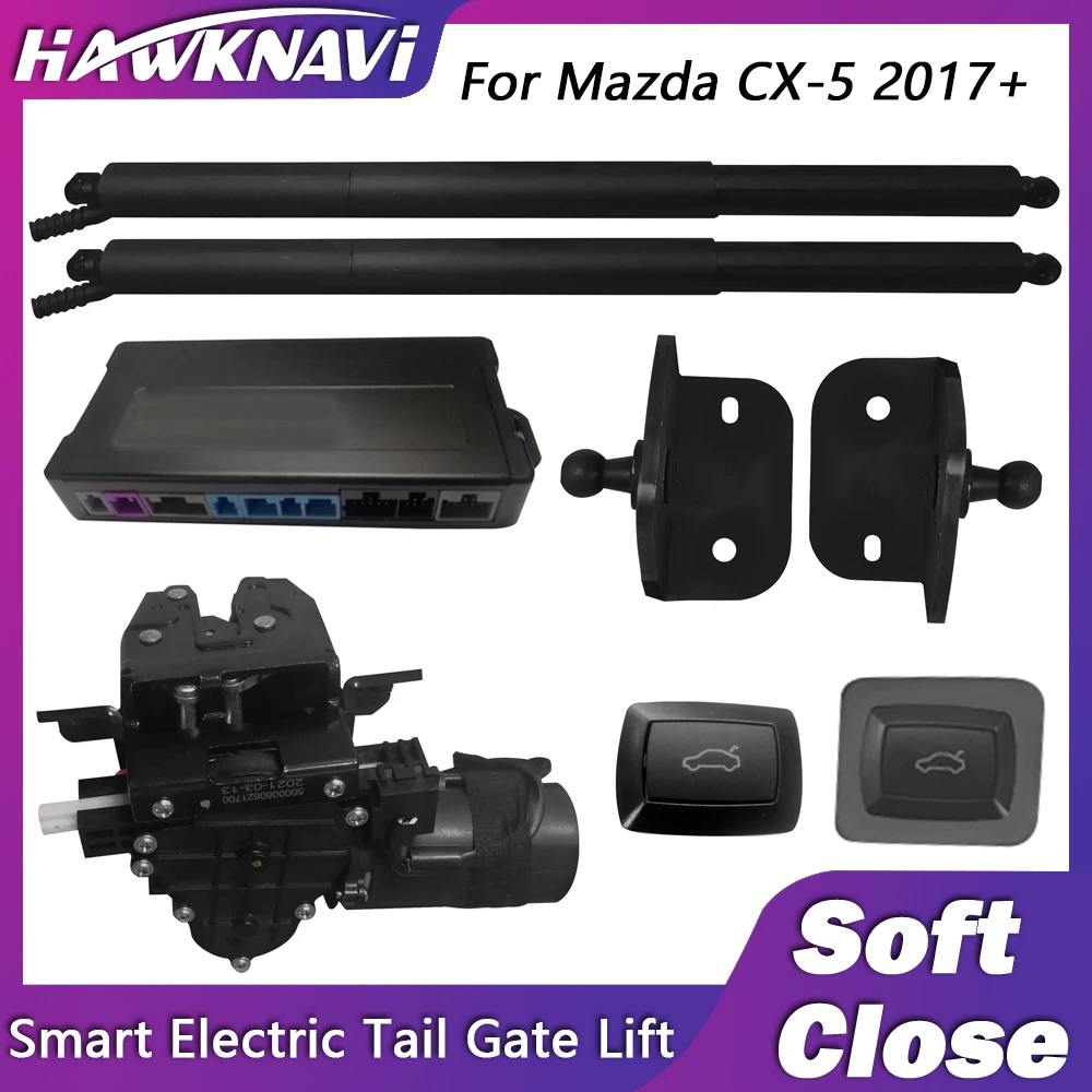 Hawknavi Electric Tail Gate Lift for Mazda CX-5 2017+ Car Lifter Door Closer Automatic Tailgate Trunk Opening Soft Close
Hawknavi Electric Tail Gate Lift for Mazda CX-5 2017+ Car Lifter Door Closer Automatic Tailgate Trunk Opening Soft Close