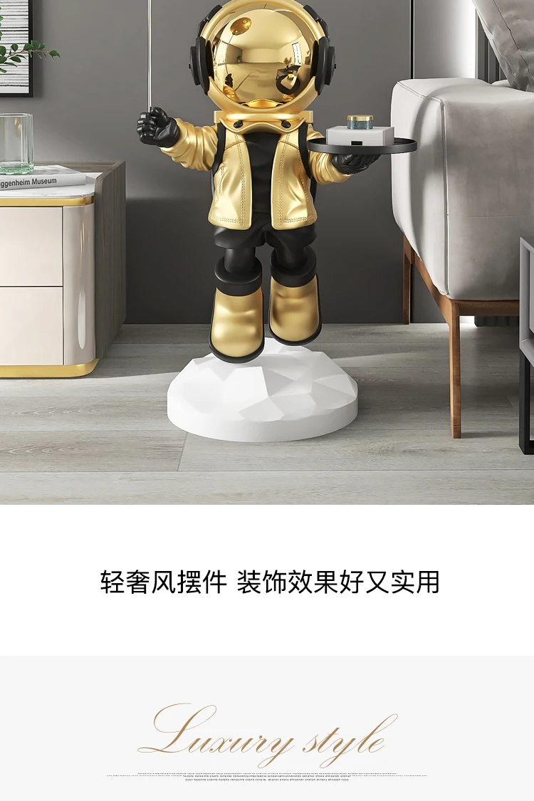 Large Creative Astronaut Astronaut Floor-standing Storage Ornaments, Smart Home Decorations, Bluetooth Speaker Functions Large Creative Astronaut Astronaut Floor-standing Storage Ornaments, Smart Home Decorations, Bluetooth Speaker Functions