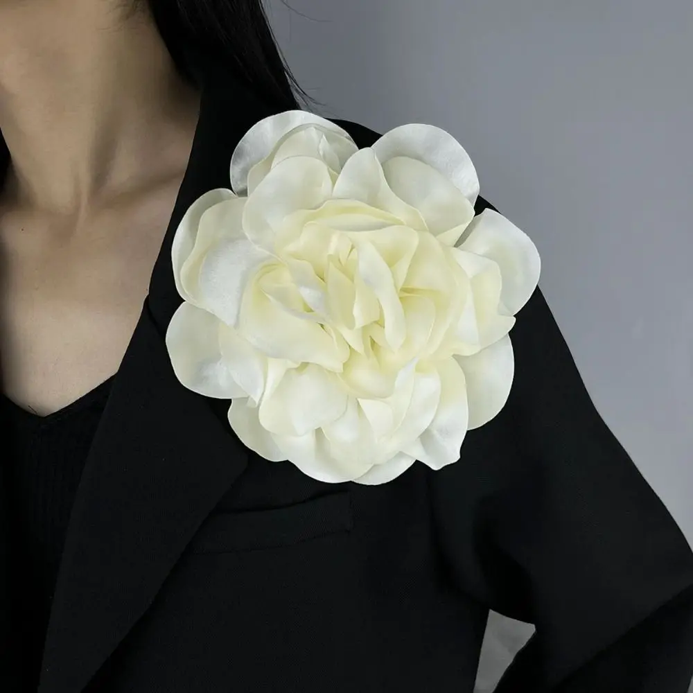19CM Brooch Handmade Clothing Accessory Satin Large Flower Lapel Pin French Ornamental Pin
19CM Brooch Handmade Clothing Accessory Satin Large Flower Lapel Pin French Ornamental Pin