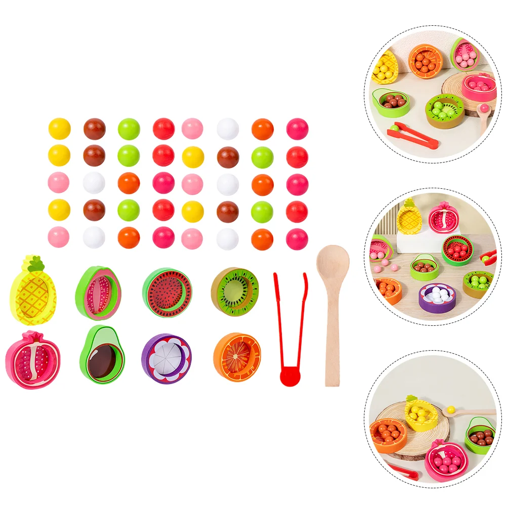 1 Set Wooden Fruits Beads Games Montessori Clip Beads Puzzle Color Sorting Toys For Toddler
1 Set Wooden Fruits Beads Games Montessori Clip Beads Puzzle Color Sorting Toys For Toddler