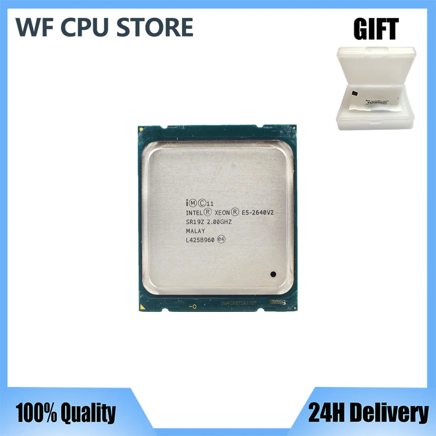 Intel Xeon E5-2640v2 E5 2640v2 E5 2640 v2 2.0 GHz Eight-Core Sixteen-Thread CPU Processor 20M 95W LGA 2011
Intel Xeon E5-2640v2 E5 2640v2 E5 2640 v2 2.0 GHz Eight-Core Sixteen-Thread CPU Processor 20M 95W LGA 2011