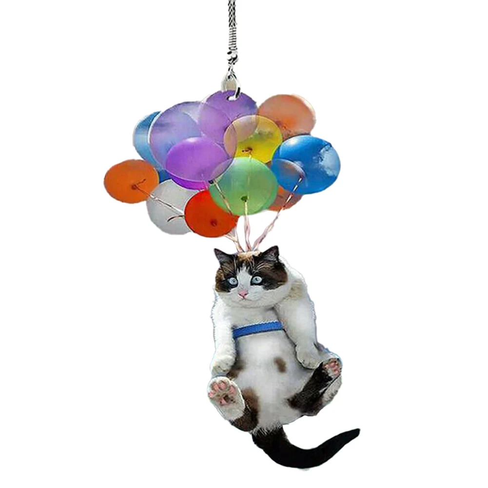 1PCS Creative Cat Car Hanging Ornament With Colorful Balloon Car Pend For Car Rear View Mirror Wreaths Doorways Home Decorations
1PCS Creative Cat Car Hanging Ornament With Colorful Balloon Car Pend For Car Rear View Mirror Wreaths Doorways Home Decorations