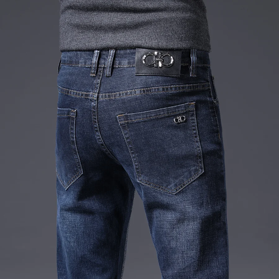 Fashion Brands Summer Spring Men's Jeans Trousers Straight Elastic Cotton Business Pant Classic Style Jeans Denim Man Pants
Fashion Brands Summer Spring Men's Jeans Trousers Straight Elastic Cotton Business Pant Classic Style Jeans Denim Man Pants