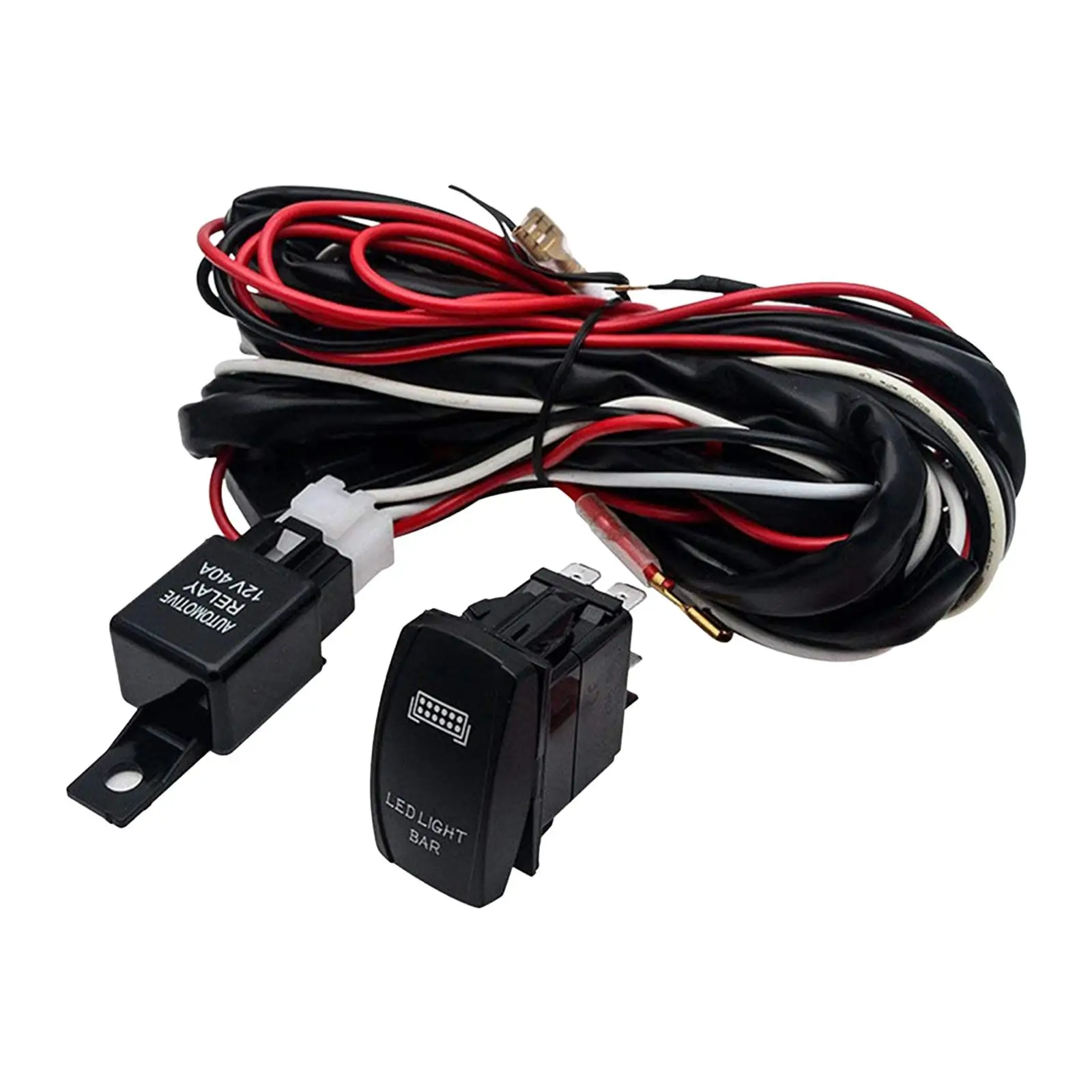 

LED Work Light Switch Wiring Harness Durable 12V for Trailer Yacht RV