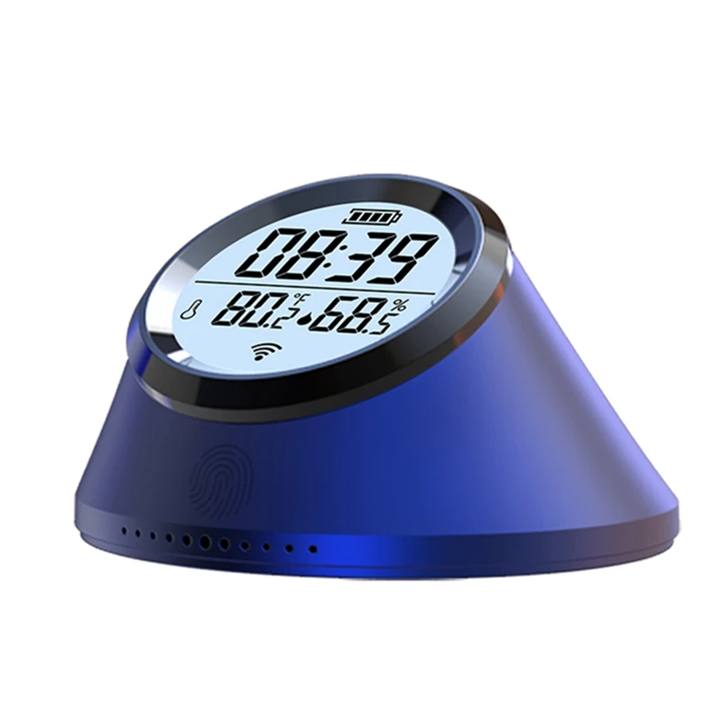 

Умные часы Tuya Zigbee с датчиком температуры и влажности, комнатный термометр с ЖК-дисплеем для Google Home Smart Life