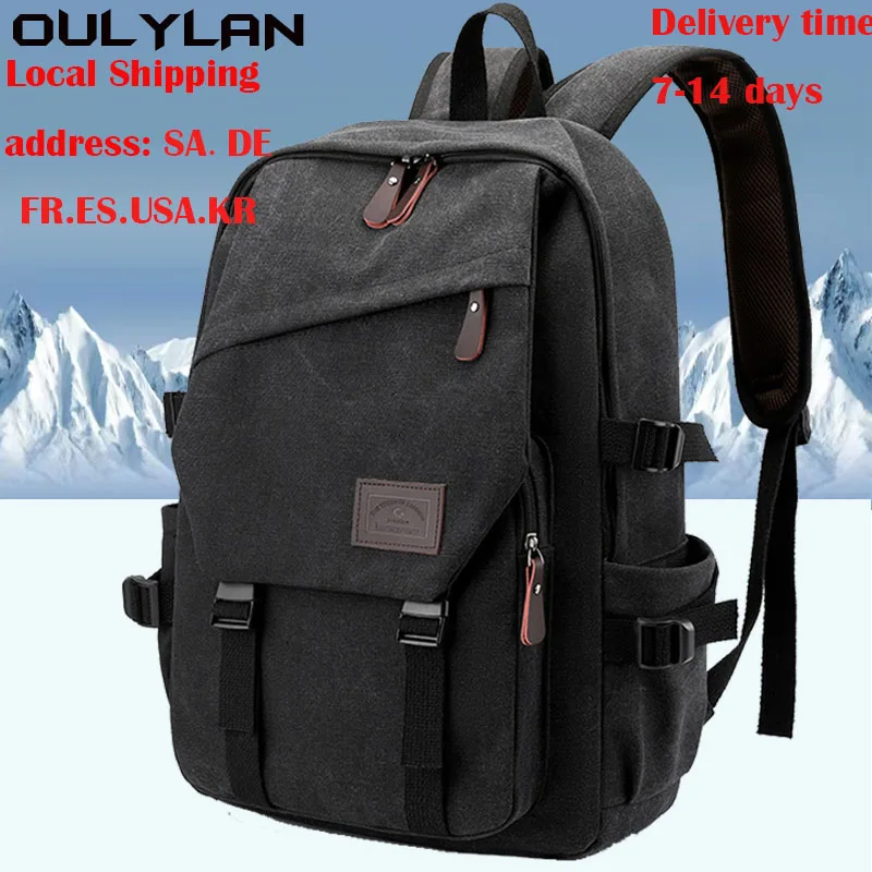 Мужской рюкзак Oulylan 15,6 дюйма, дорожная сумка через плечо, удобная Компьютерная сумка, модная трендовая школьная сумка для студентов, Корейская сумка Moc 
Мужской рюкзак Oulylan 15,6 дюйма, дорожная сумка через плечо, удобная Компьютерная сумка, модная трендовая школьная сумка для студентов, Корейская сумка Moc