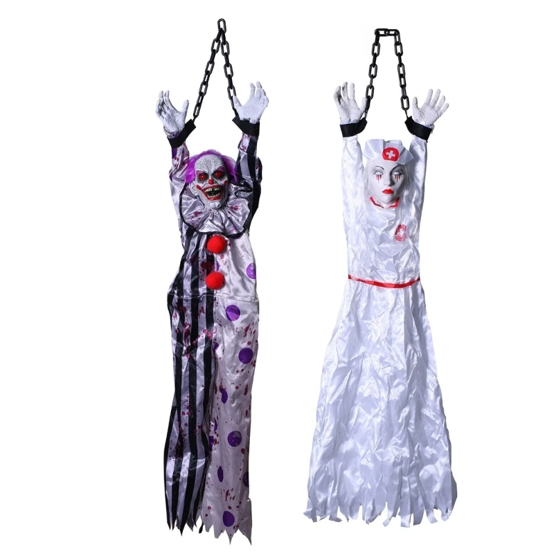 Halloween Hanging Scary Clown Nurse Halloween Decor Haunted House Deco D0LD
Halloween Hanging Scary Clown Nurse Halloween Decor Haunted House Deco D0LD
