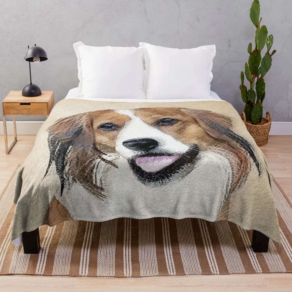 Nederlandse Kooikerhondje Painting - Dog Art Throw Blanket Luxury Blanket Decorative Blankets
Nederlandse Kooikerhondje Painting - Dog Art Throw Blanket Luxury Blanket Decorative Blankets