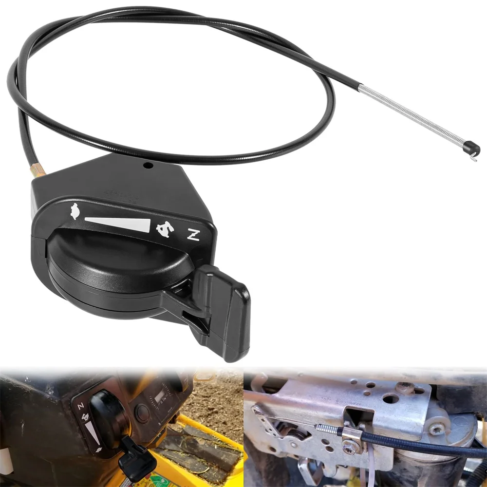 746P06431 Throttle/Choke Cable Fits for CUB Cadet XT1 XT2 SLX54 GX54 GX50 ST54, 746-06431 Safety Strong Throttle Valve Cable
746P06431 Throttle/Choke Cable Fits for CUB Cadet XT1 XT2 SLX54 GX54 GX50 ST54, 746-06431 Safety Strong Throttle Valve Cable