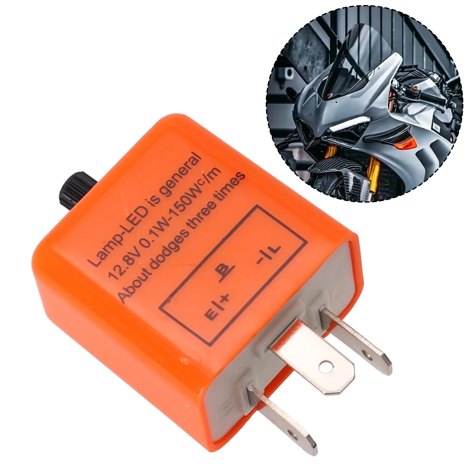 Auto Parts Flasher Relay 0.02A To 20A 0.1W-150W.c/m 1 Pieces 12.8V Car Accessories Dustproof Orange Waterproof
Auto Parts Flasher Relay 0.02A To 20A 0.1W-150W.c/m 1 Pieces 12.8V Car Accessories Dustproof Orange Waterproof