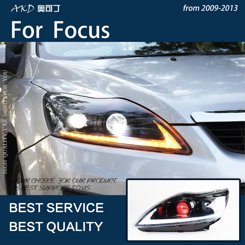 Car Lights For Focus 2009-2013 LED Auto Headlight Assembly Upgrade Evil Eyes Design Dynamic Lamp Bicofal Lens Tools Accessories
Car Lights For Focus 2009-2013 LED Auto Headlight Assembly Upgrade Evil Eyes Design Dynamic Lamp Bicofal Lens Tools Accessories