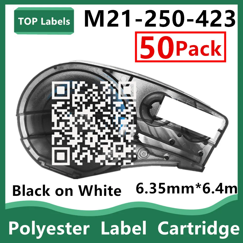 50PK Replace M21-250-423 Cartridge Maker Label TAPE Signs for Laboratory,Barcode/Printed Circuit Board Labeling,Black on White
50PK Replace M21-250-423 Cartridge Maker Label TAPE Signs for Laboratory,Barcode/Printed Circuit Board Labeling,Black on White