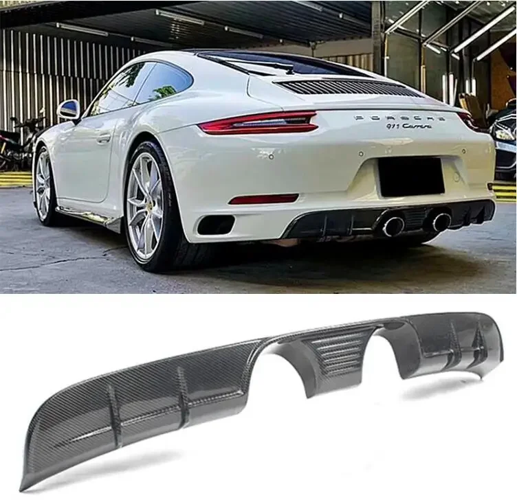 REAL CARBON FIBER REAR BUMPER TRUNK LIP SPOILER DIFFUSER COVER For Porsche 911 991.2 Carrera 2016 2017 2018
REAL CARBON FIBER REAR BUMPER TRUNK LIP SPOILER DIFFUSER COVER For Porsche 911 991.2 Carrera 2016 2017 2018