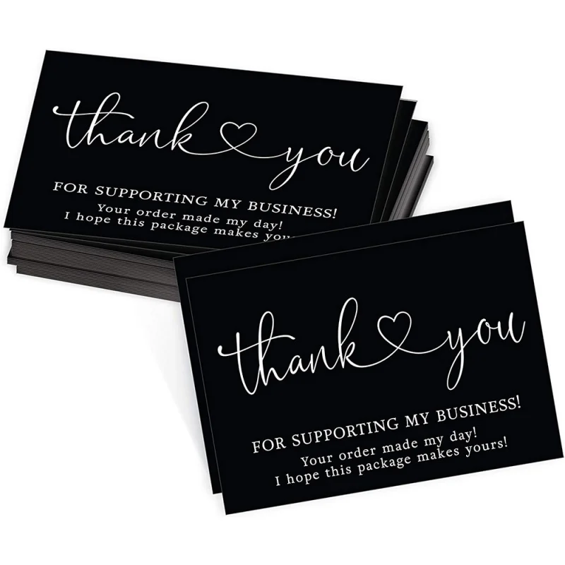 Custom Black Business Luxury Recycled Paper Thank You Business Printing Thank You Cards
Custom Black Business Luxury Recycled Paper Thank You Business Printing Thank You Cards