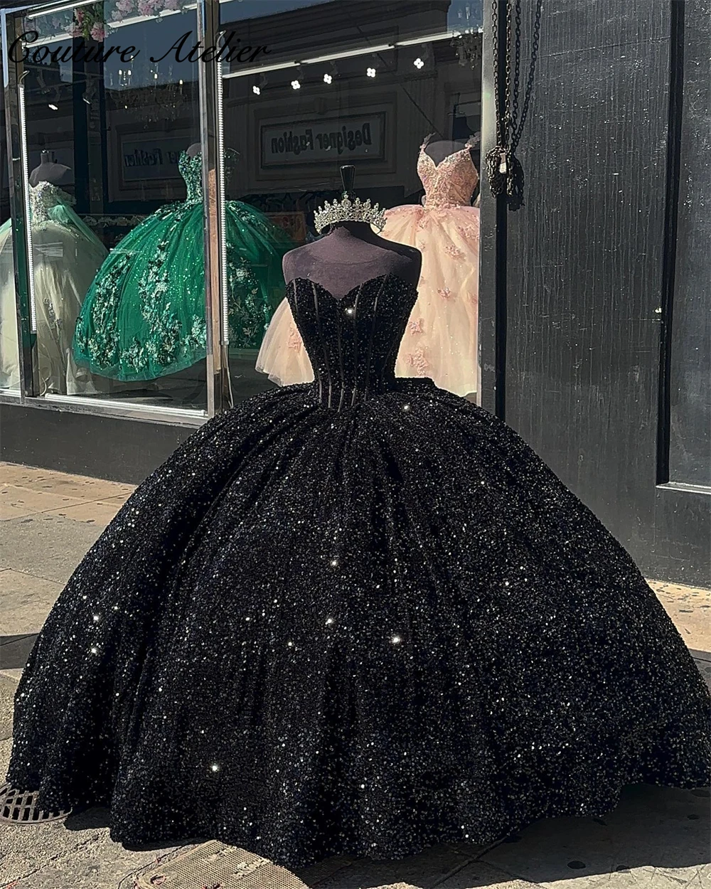 Black Sequin Quinceanera Dresses Ball Gown 2023 Princess Sweet 16 Dresses Lace Up Birthday Prom Gown Luxury vestido de 15 quince
Black Sequin Quinceanera Dresses Ball Gown 2023 Princess Sweet 16 Dresses Lace Up Birthday Prom Gown Luxury vestido de 15 quince