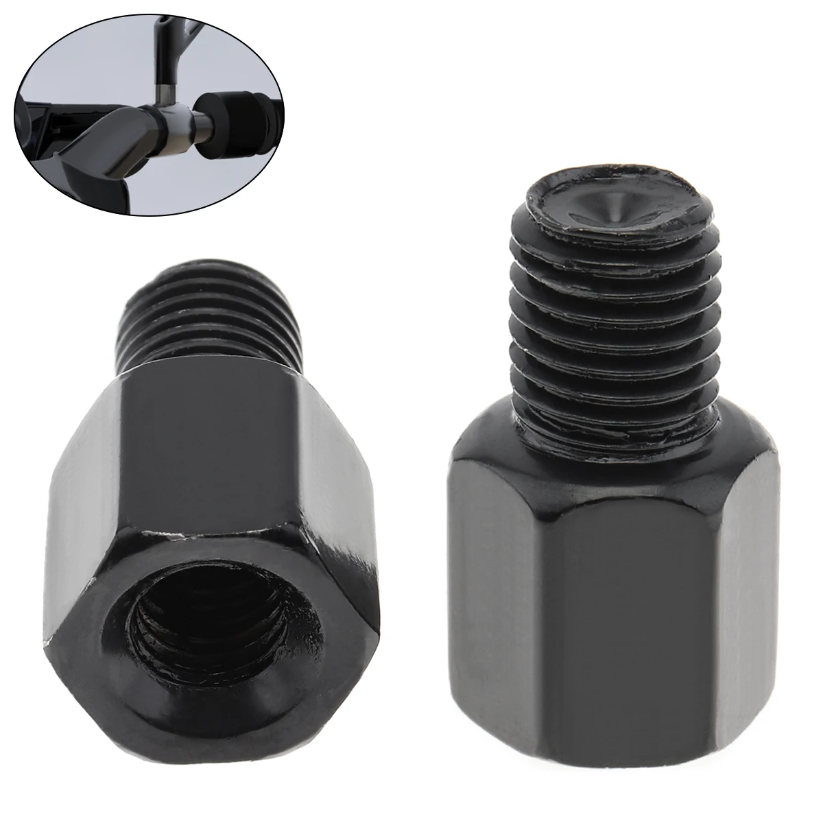 1piece 8mm to 10mm Black Motorcycle Rearview Mirror Adapter Bolt Screw Thread Adapter Conversion Bolt Motorbike Mirror Screw
1piece 8mm to 10mm Black Motorcycle Rearview Mirror Adapter Bolt Screw Thread Adapter Conversion Bolt Motorbike Mirror Screw