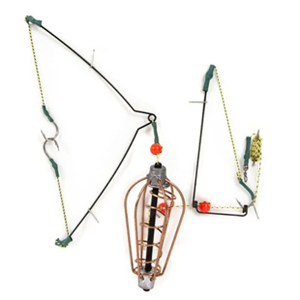 Cage Hook Fishing Bait Cage 50cm Bait Carp Functional Line Group Parts Terminal Tackle Weight Optional Durable
Cage Hook Fishing Bait Cage 50cm Bait Carp Functional Line Group Parts Terminal Tackle Weight Optional Durable