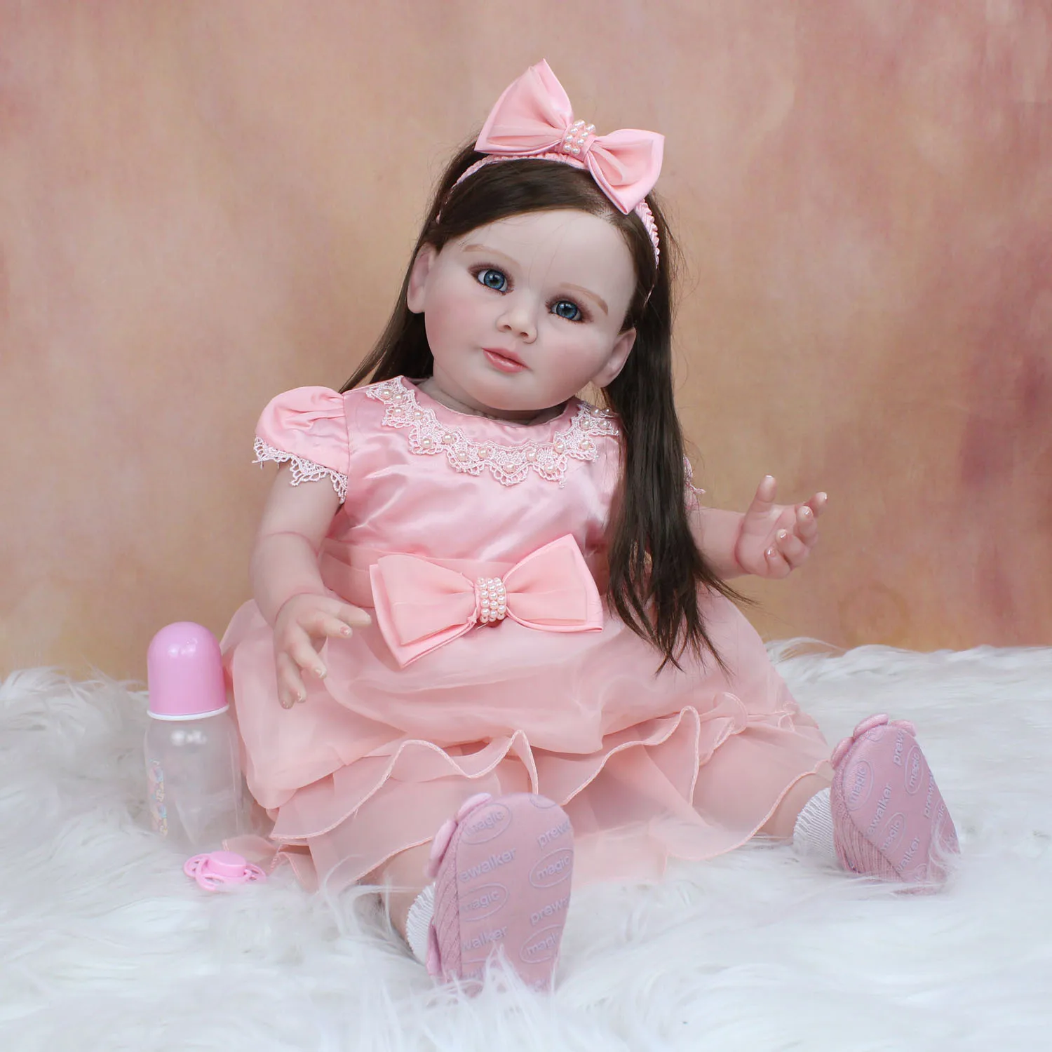 muñecas reborn reales para niñas 70cm 3D Paint Skin Cloth Body Silicone Reborn Baby Doll Girl Blood Vessels Bebe Lifelike Toy
muñecas reborn reales para niñas 70cm 3D Paint Skin Cloth Body Silicone Reborn Baby Doll Girl Blood Vessels Bebe Lifelike Toy