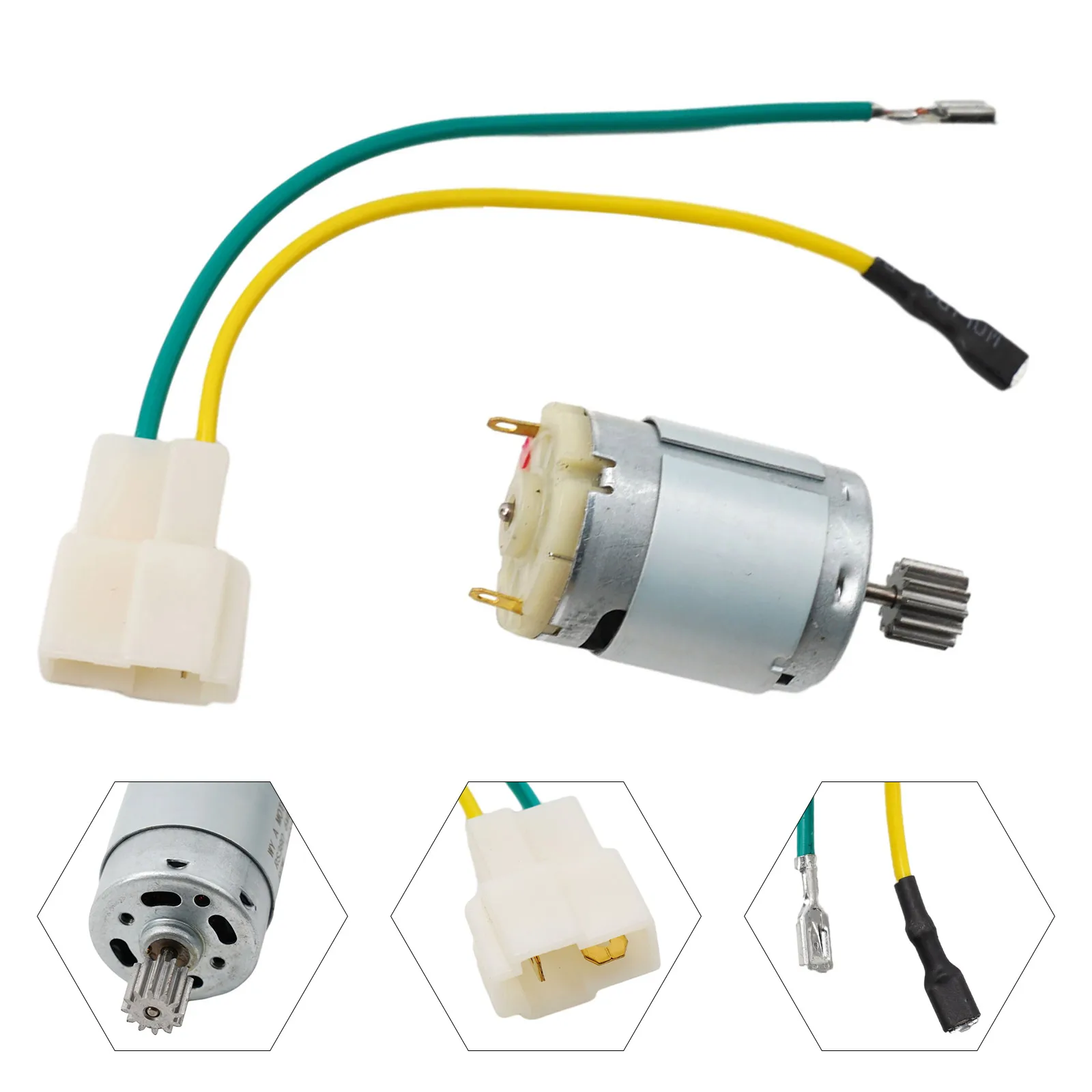 Brand New Kid Toy Parts Electric Car Motor Toy Motor 1 Cm 10 Teeth 6V /12V 24V DL555 Gearmotors RS550 RS390 RS380 RS555
Brand New Kid Toy Parts Electric Car Motor Toy Motor 1 Cm 10 Teeth 6V /12V 24V DL555 Gearmotors RS550 RS390 RS380 RS555