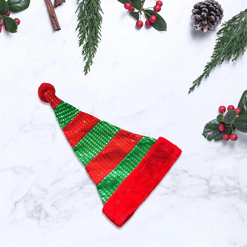 BeQeuewll Santa Hats for Adults and Kids Christmas Cap Red Green Sequins Patchwork Santa Hats Party Caps Bobbles Elf Hat
BeQeuewll Santa Hats for Adults and Kids Christmas Cap Red Green Sequins Patchwork Santa Hats Party Caps Bobbles Elf Hat