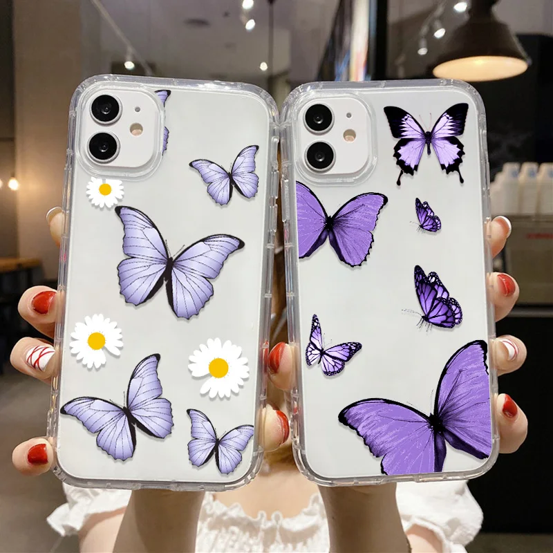 Butterfly Clear Phone Case For iPhone 14 Pro Case 11 12 13 Pro Max 12 Mini XR XS Max SE 2022 7 8 Funda Shockproof Silicone Cover
Butterfly Clear Phone Case For iPhone 14 Pro Case 11 12 13 Pro Max 12 Mini XR XS Max SE 2022 7 8 Funda Shockproof Silicone Cover