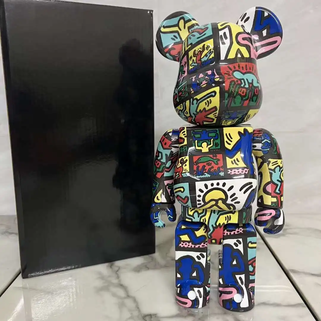 Bearbrick 400% Keith Haring American Street Subway Graffiti Style BE@RBRICK Art Painting Trendy Teddy Bear Collection Figure
Bearbrick 400% Keith Haring American Street Subway Graffiti Style BE@RBRICK Art Painting Trendy Teddy Bear Collection Figure