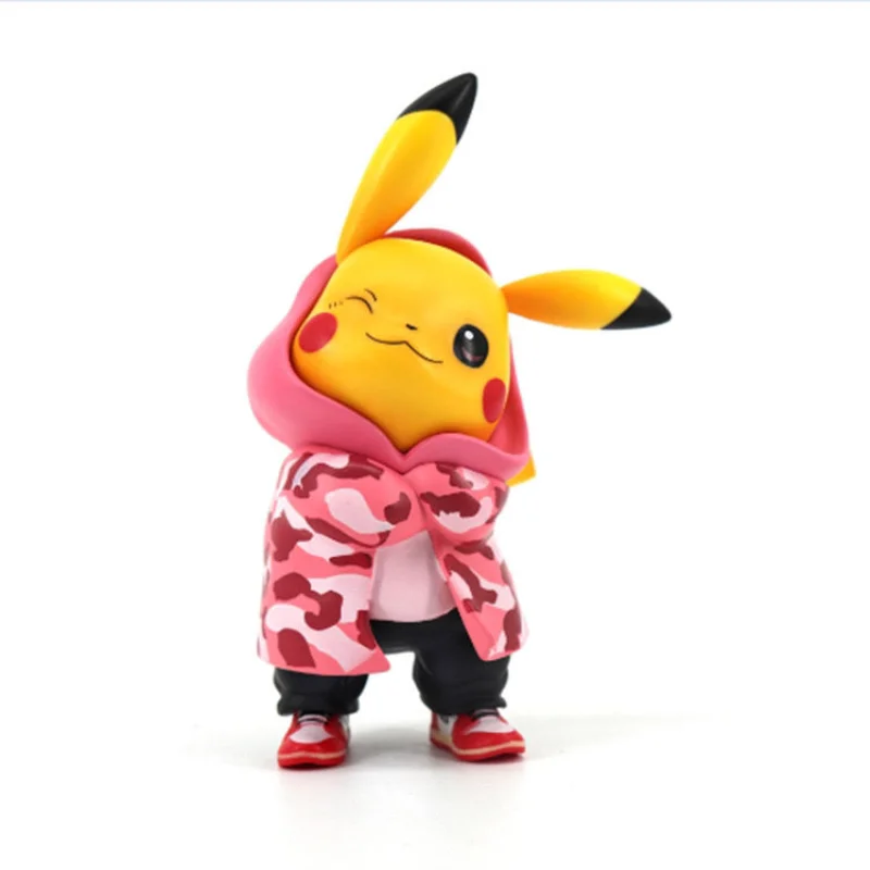 Pokemon Peripherals Anime Pokémon Camouflage Pikachu Hand-made Trendy Clothes Trendy Play Doll Model Ornament Gifts Wholesale
Pokemon Peripherals Anime Pokémon Camouflage Pikachu Hand-made Trendy Clothes Trendy Play Doll Model Ornament Gifts Wholesale