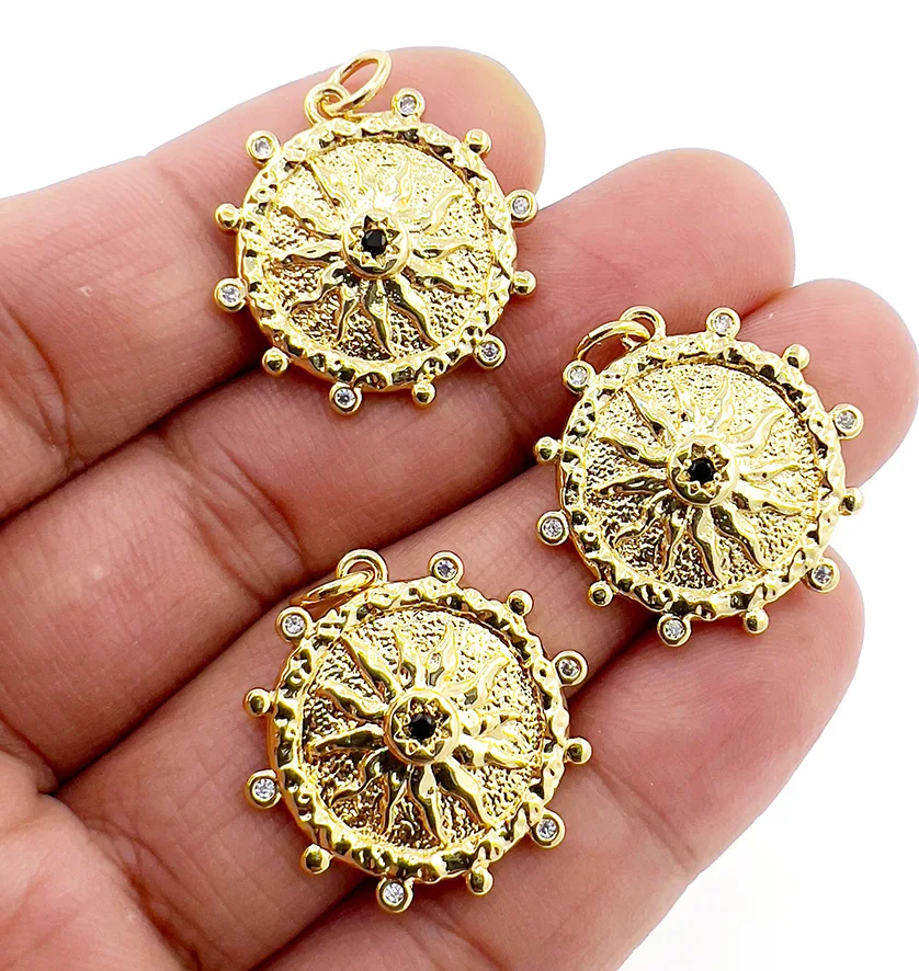 Fashion Personality Round Sun Necklace Pendant DIY Making Charm Accessories Amulet Original Designer Jewelry
Fashion Personality Round Sun Necklace Pendant DIY Making Charm Accessories Amulet Original Designer Jewelry