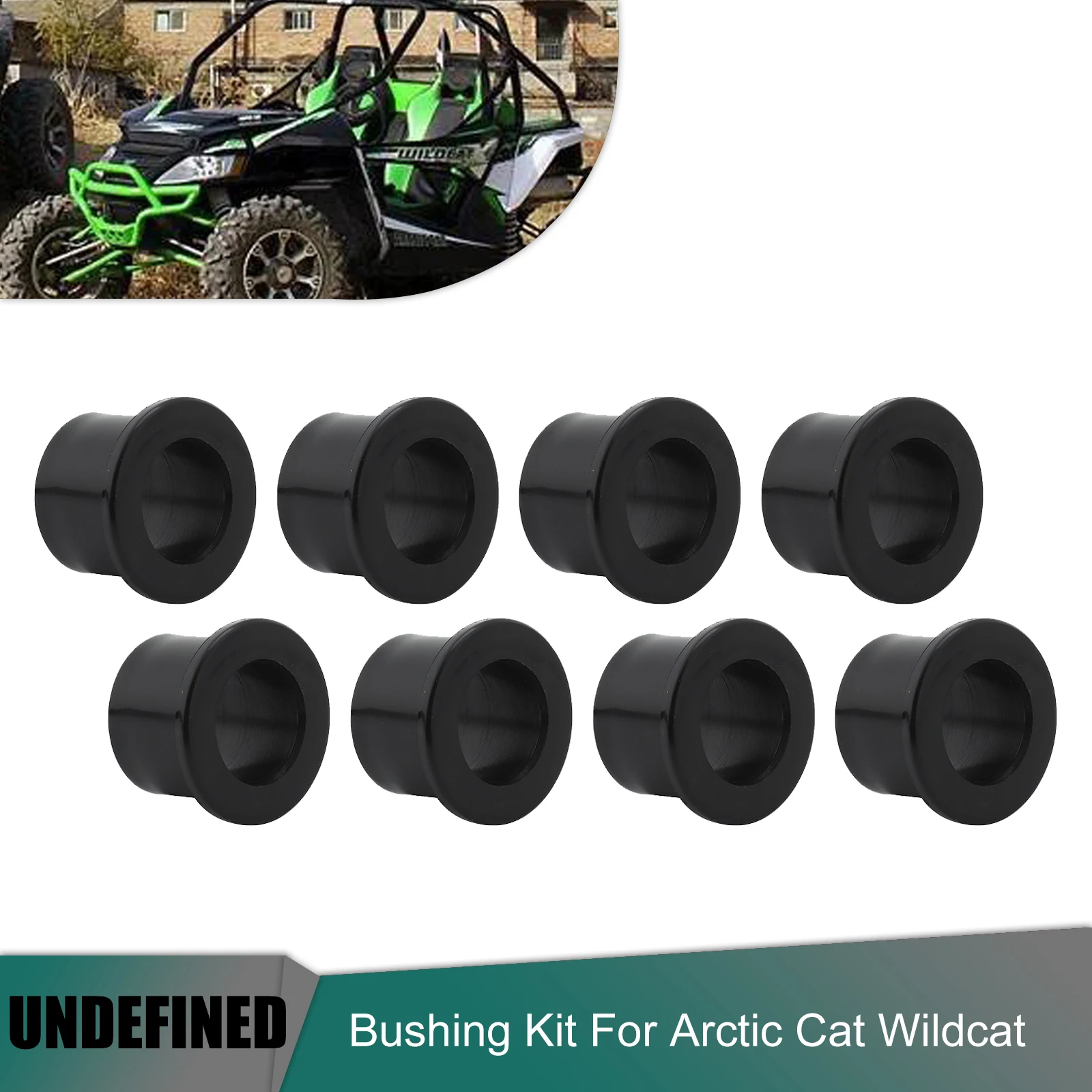 

Bushing Kit Black A-Arm Shock Absorber Front Rear Suspension Assembly OEM 0403-264 For Arctic Cat Wildcat 1000 Trail LIME SE EPS