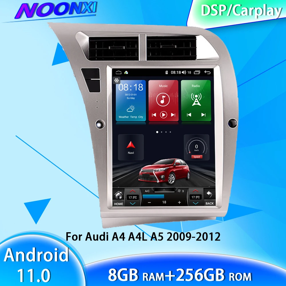 8+256GB For Audi A4 A4L A5 2009-2012 GPS Navigation Touch Tesla Screen Head Unit Car Radio Stereo Multimedia Player Android 11.0
8+256GB For Audi A4 A4L A5 2009-2012 GPS Navigation Touch Tesla Screen Head Unit Car Radio Stereo Multimedia Player Android 11.0