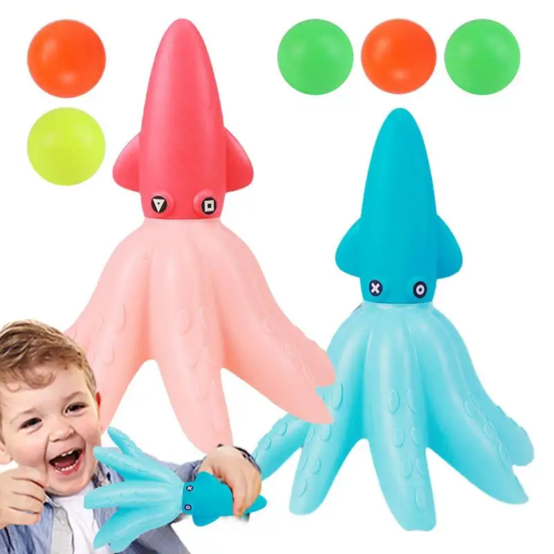 

Shark Grabber Toy Shark/Octopus Busy Ball Popper Active Toy With 5 Balls Sports & Outdoor Play Toys Toys Pop And Catch Ball Game