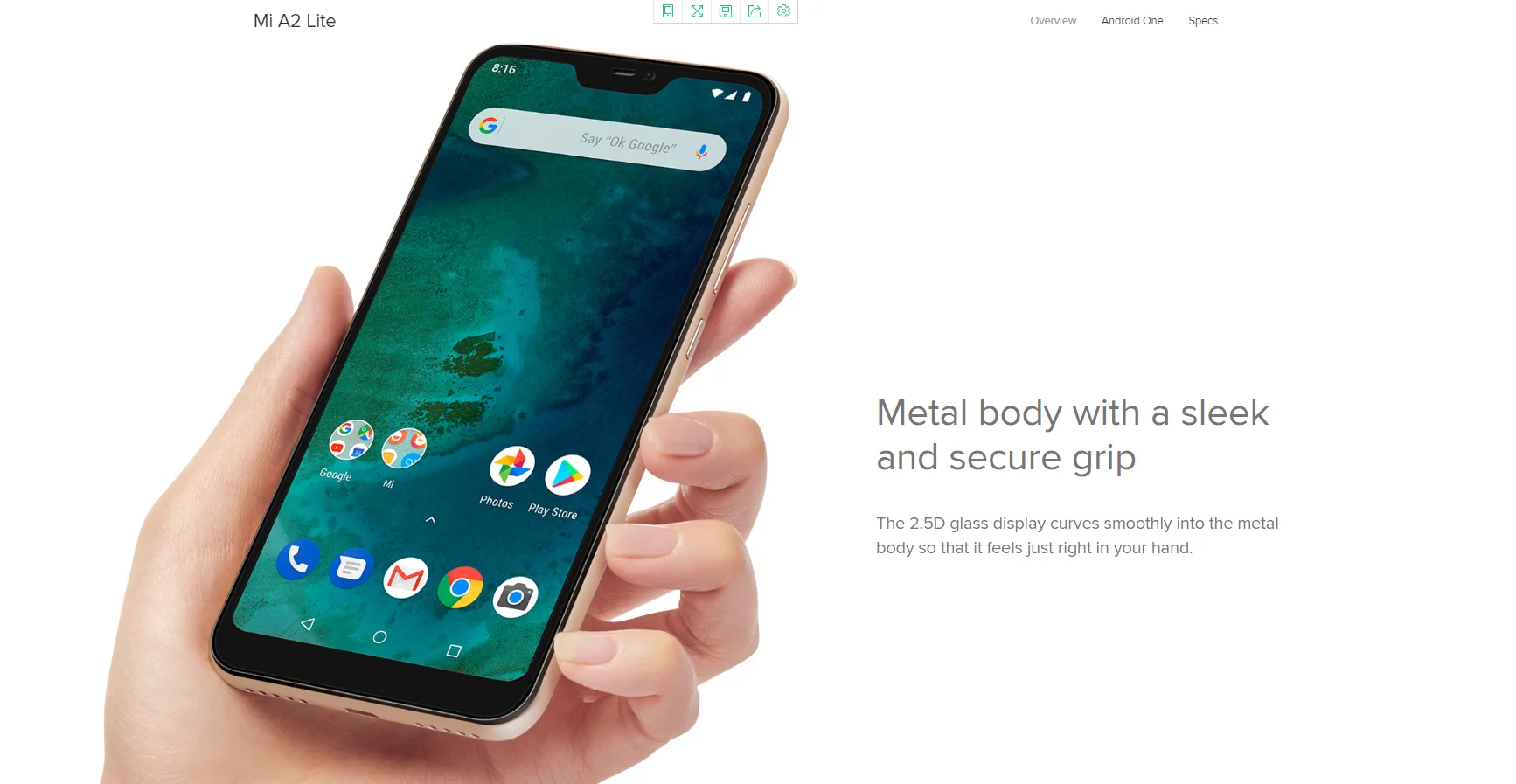 Xiaomi Mi A2 Lite Экран