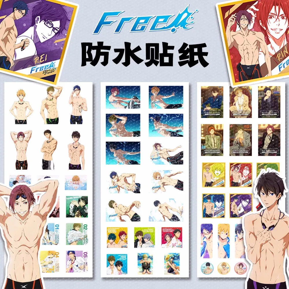3pcs/1pack Free! Nanase Haruka Tachibana Makoto Sticker Waterproof Luggage Phone DIY Scrapbook Stickers 4864 Decal Decor
3pcs/1pack Free! Nanase Haruka Tachibana Makoto Sticker Waterproof Luggage Phone DIY Scrapbook Stickers 4864 Decal Decor