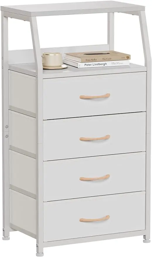 Furnulem Tall 4 Drawers Dresser, Vertical Storage Tower for Bedroom, Hallway, Entryway, Nursery, Closet Organizer, Nightstand Be
Furnulem Tall 4 Drawers Dresser, Vertical Storage Tower for Bedroom, Hallway, Entryway, Nursery, Closet Organizer, Nightstand Be