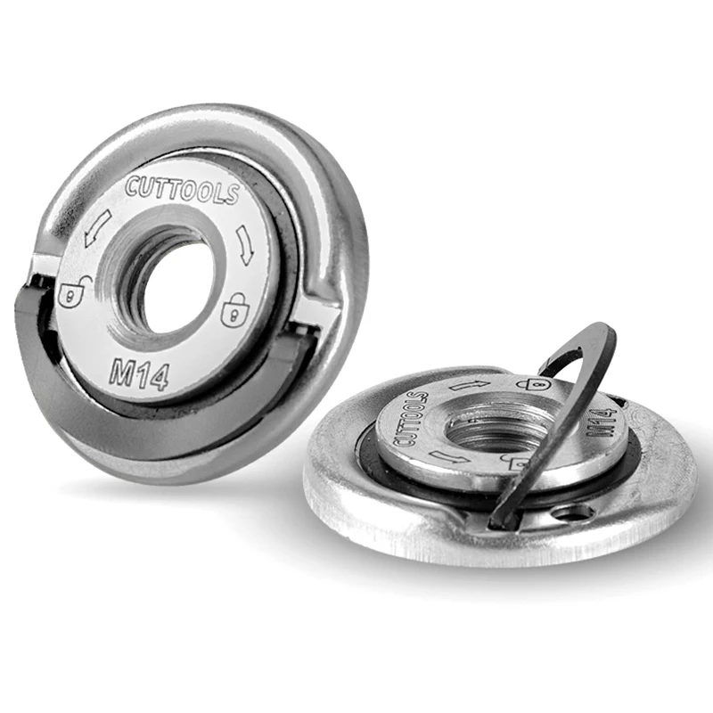 1Pc M14 Thread Angle Grinder Self-Locking Pressing Plate Angle Grinder Pressing Plate Quick Release Flange Nut Power Chuck Tools
1Pc M14 Thread Angle Grinder Self-Locking Pressing Plate Angle Grinder Pressing Plate Quick Release Flange Nut Power Chuck Tools