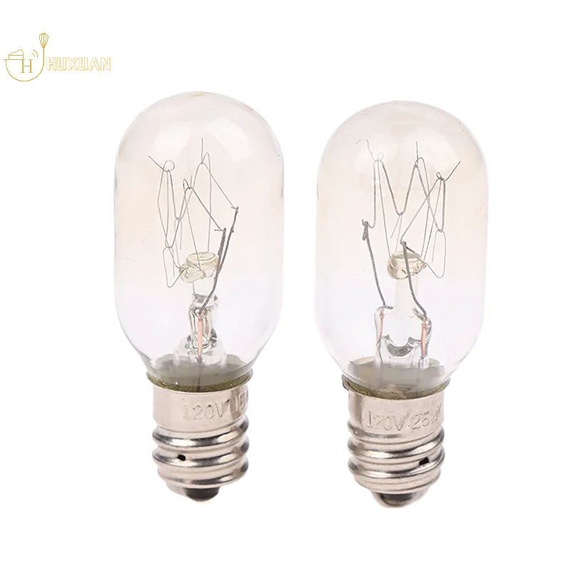 

1Pc T20 E12 120V 15W/25W Salt Lamp Globe Bulb Incandescent Bulbs Refrigerator Oven Light Bulbs Replacement Light Bulb